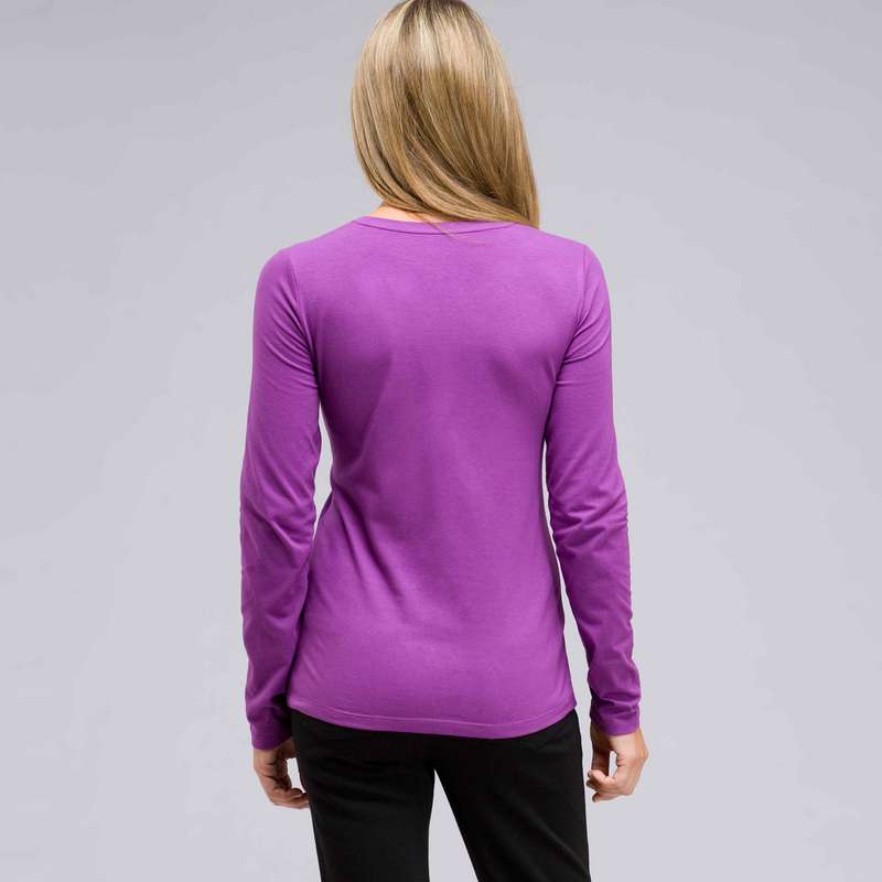 Long Sleeve Crew Neck Top, , large image number 1